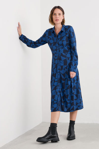 Seasalt Coastline Dress Geo Tumble Maritime