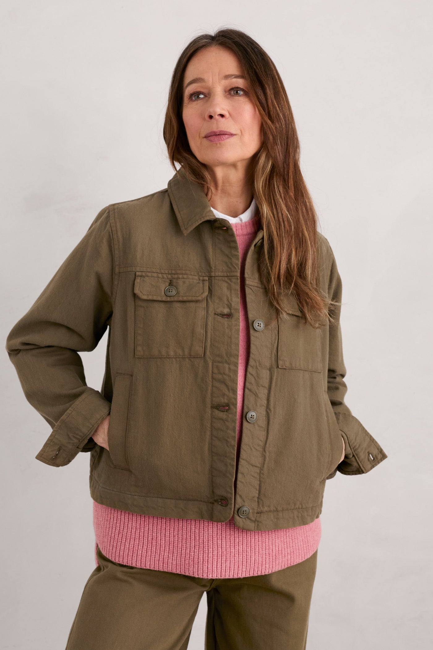 Seasalt Dark Seagrass Ballad Jacket-Womens-Ohh! By Gum - Shop Sustainable