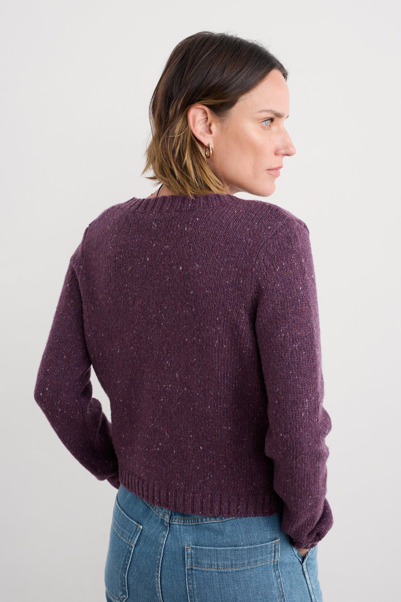 Seasalt Dawson Pick Cardigan in Grape