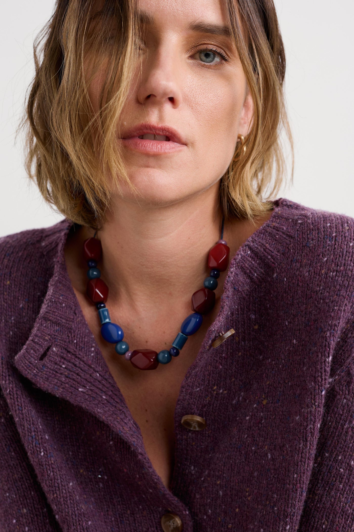 Seasalt Dawson Pick Cardigan in Grape