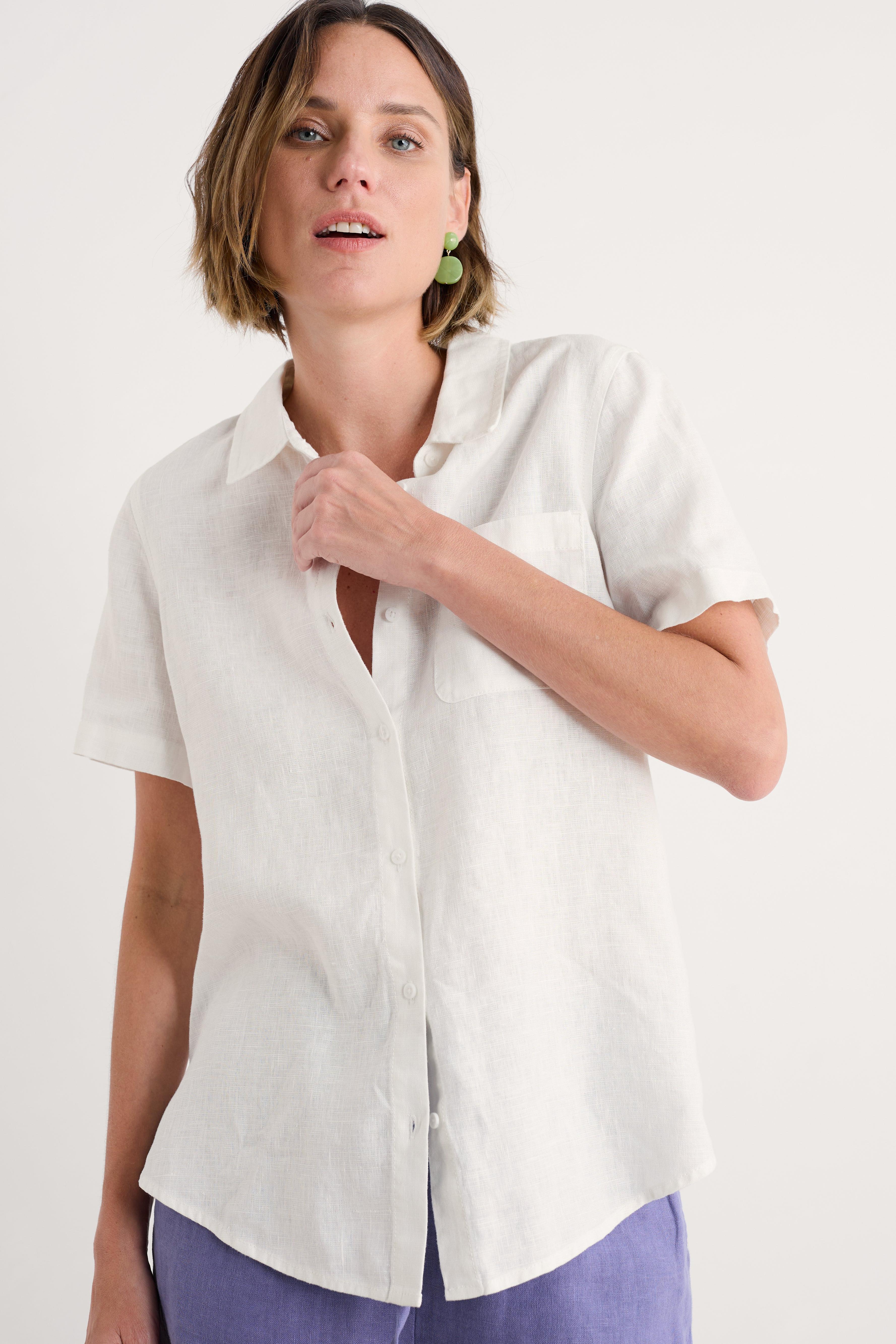 Seasalt Drydock Shirt in Chalk