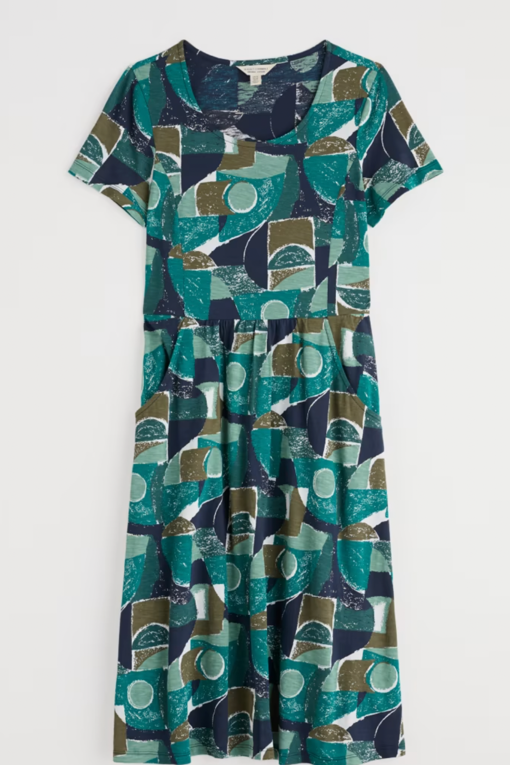 Seasalt Enor Dress in Penwith Abstract Emulsion