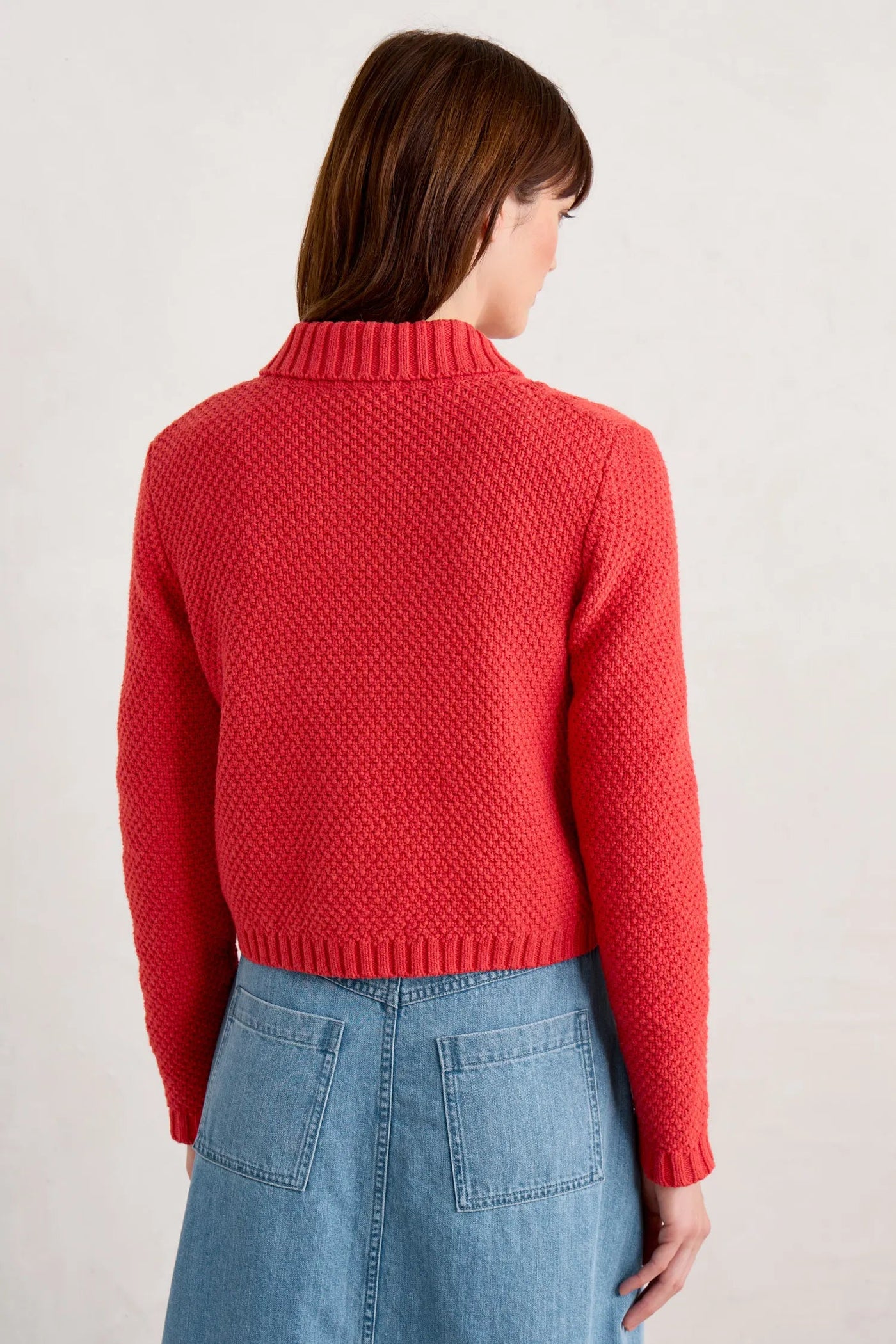 Seasalt Forest Ridge Cardigan - Tomato-Womens-Ohh! By Gum - Shop Sustainable