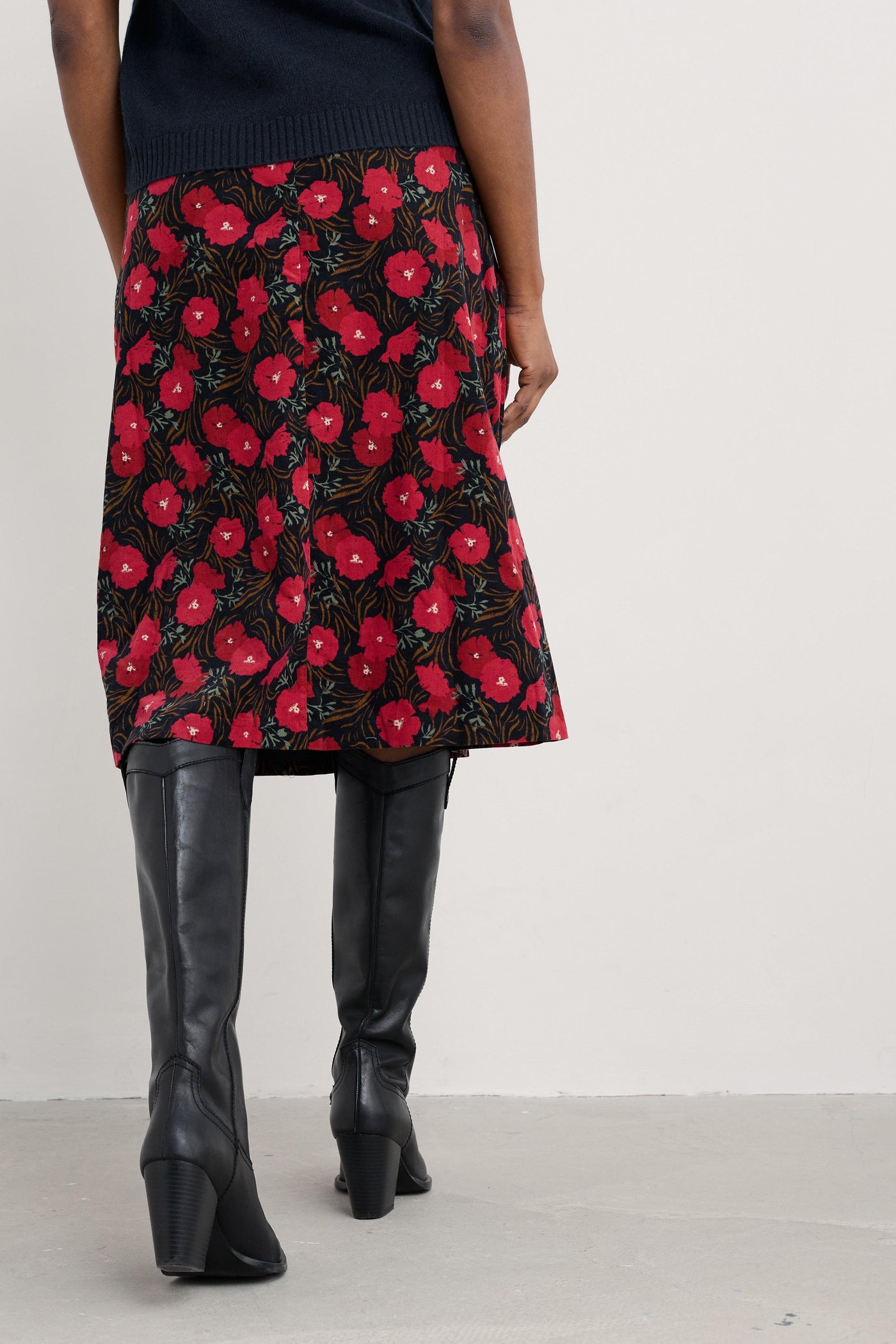 Seasalt Forest View Skirt in Grass Meadow Maritime