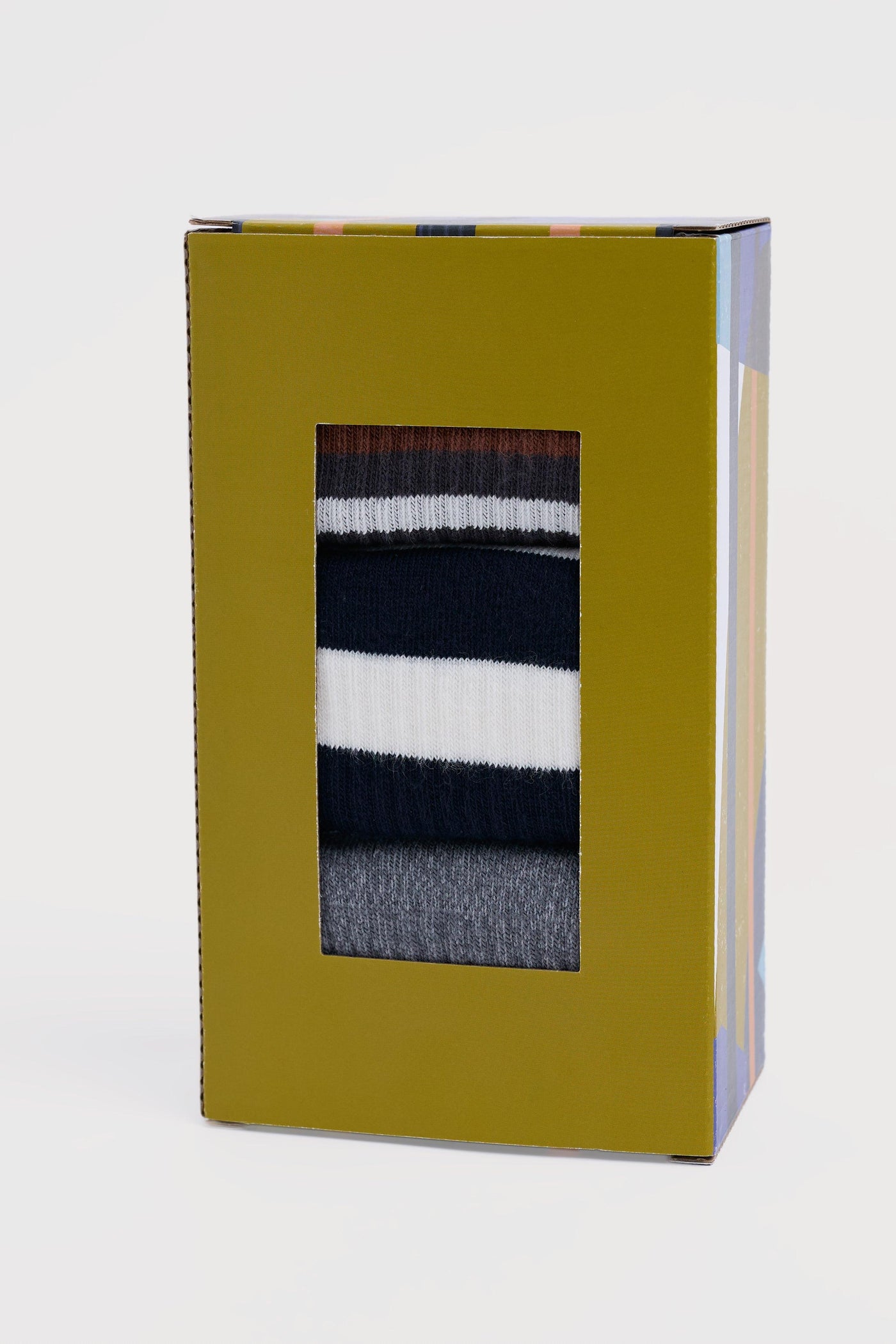 Seasalt Gift Box of 3 Men’s Seasalt Socks Cushioned Charlestown Mix