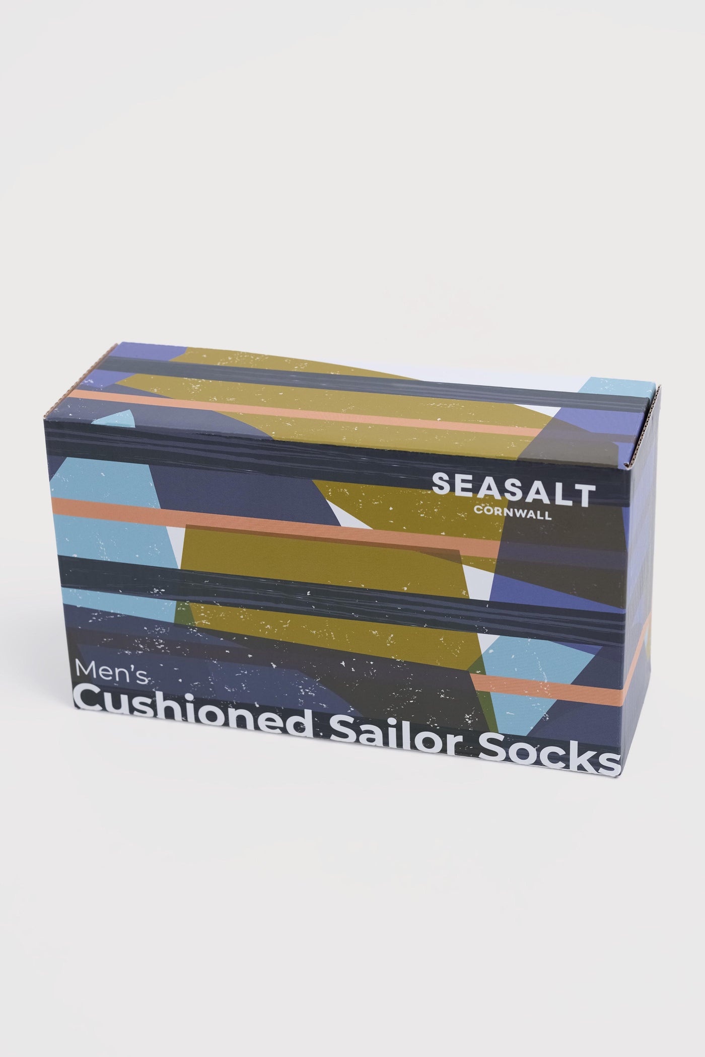 Seasalt Gift Box of 3 Men’s Seasalt Socks Cushioned Charlestown Mix