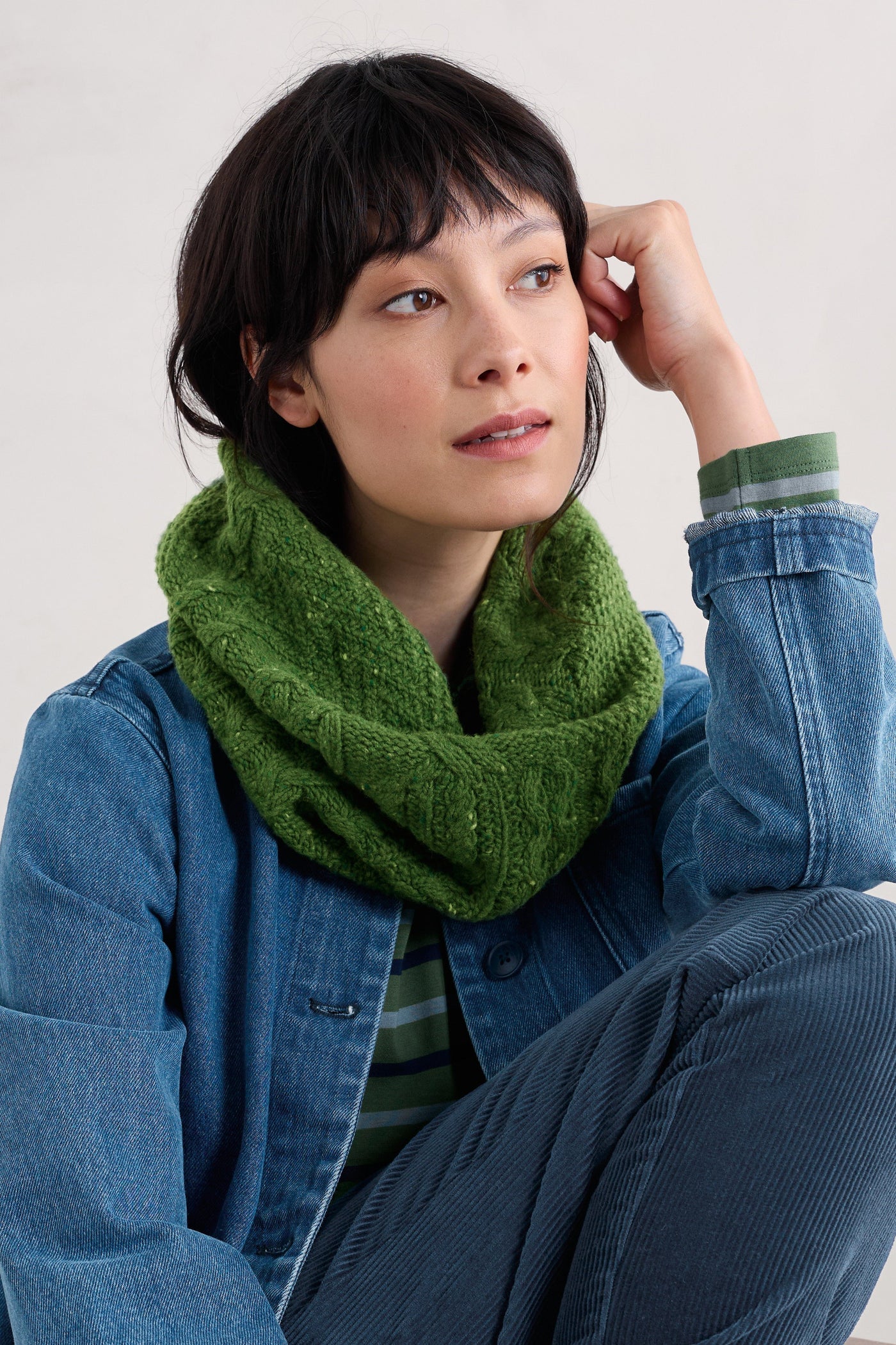 Seasalt Handweaver Snood in Grassland-Womens-Ohh! By Gum - Shop Sustainable