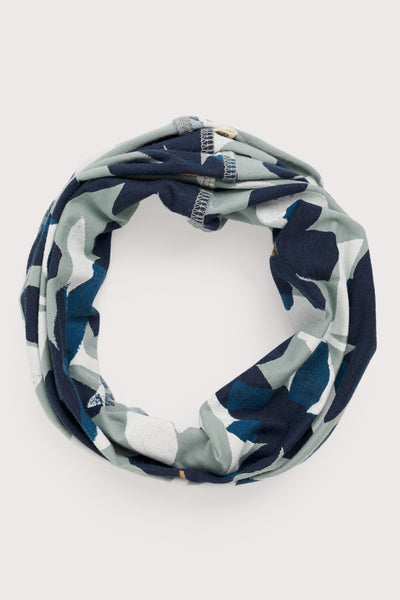 Floral patterned headband on a white background