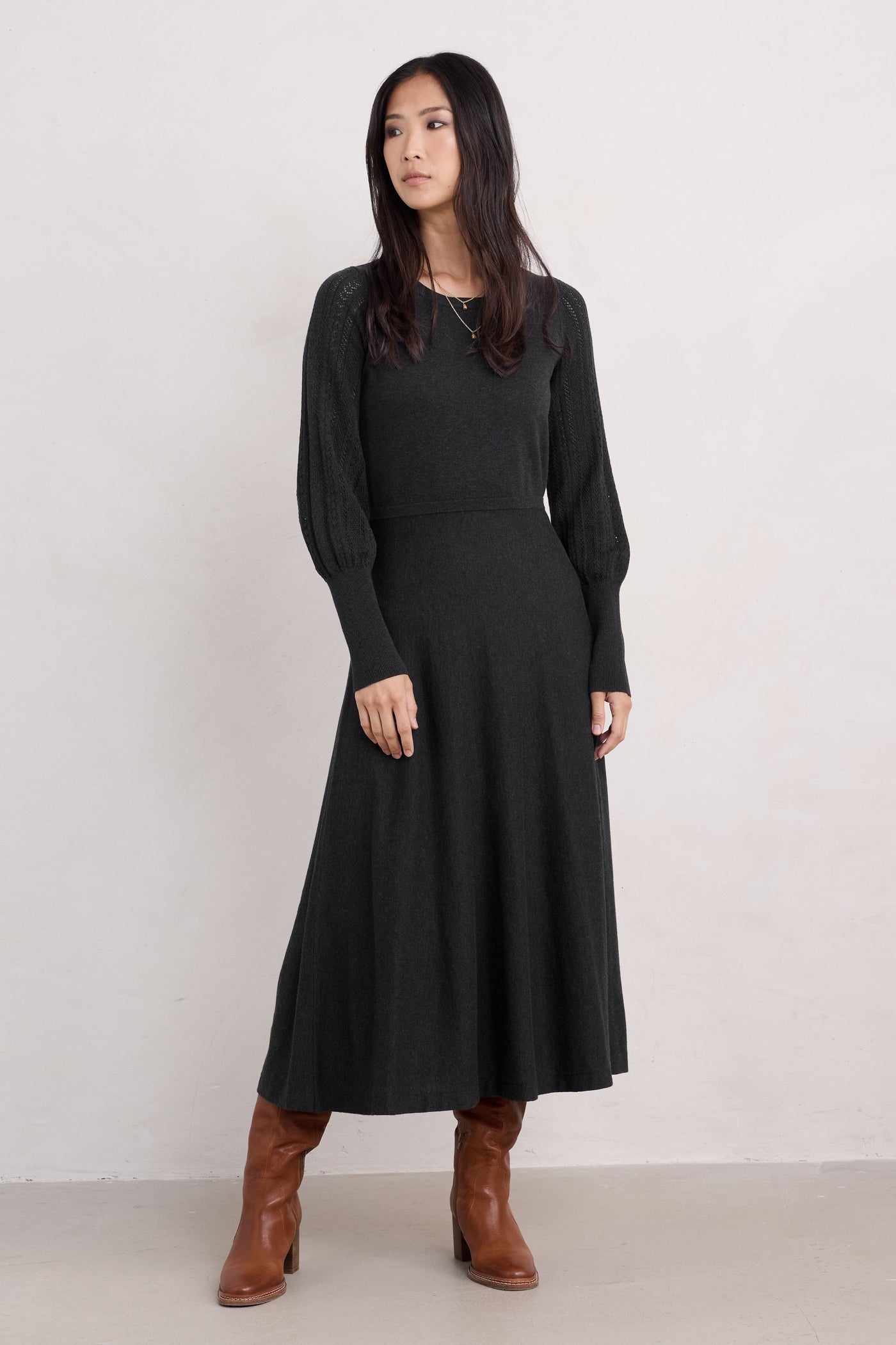 Seasalt Herring Gull Dress in Onyx-Womens-Ohh! By Gum - Shop Sustainable