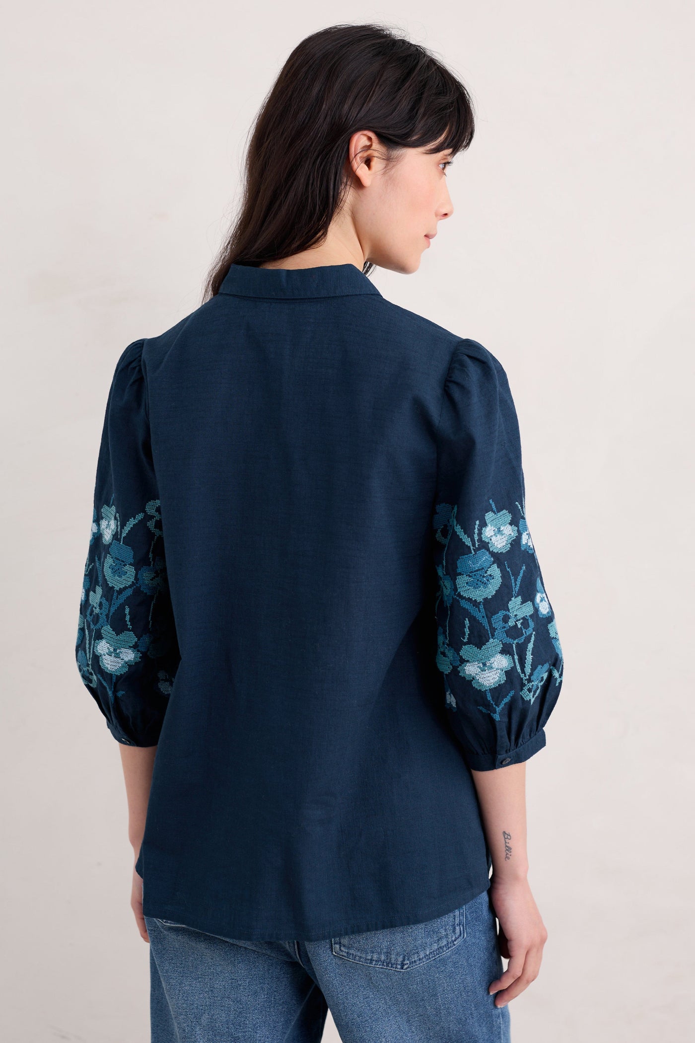 Seasalt Hope Cottage Blouse II in Maritime-Womens-Ohh! By Gum - Shop Sustainable