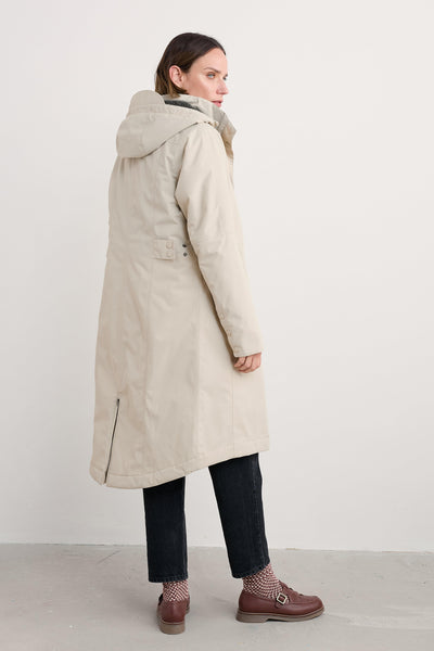 Abrigo impermeable Janelle de Seasalt en Aran