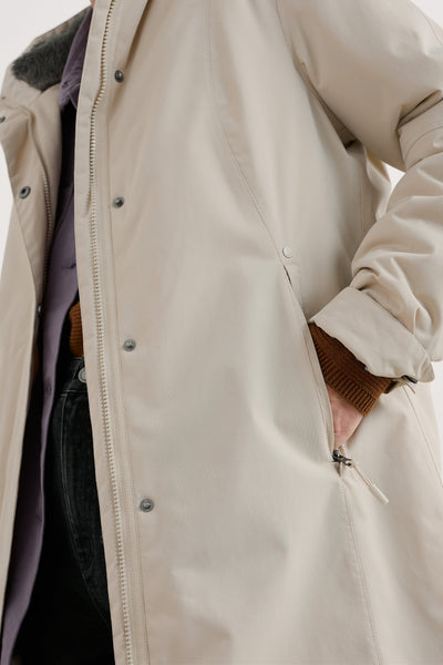 Abrigo impermeable Janelle de Seasalt en Aran