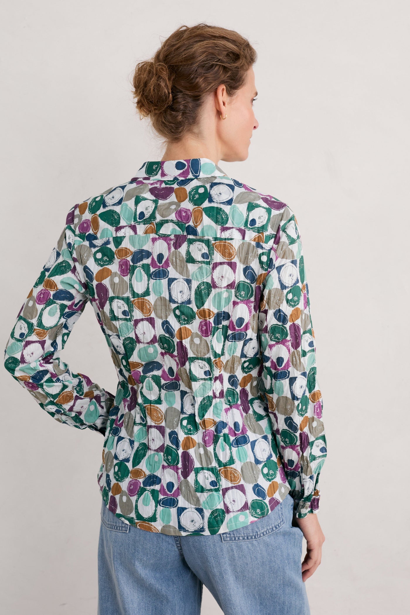 Seasalt Larissa Shirt - Geo Pebbles Mix-Womens-Ohh! By Gum - Shop Sustainable