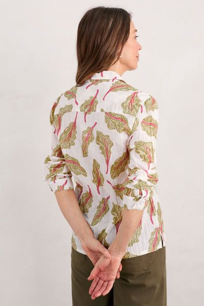 Seasalt Larissa Shirt in Chard Leaves Chalk-Womens-Ohh! By Gum - Shop Sustainable