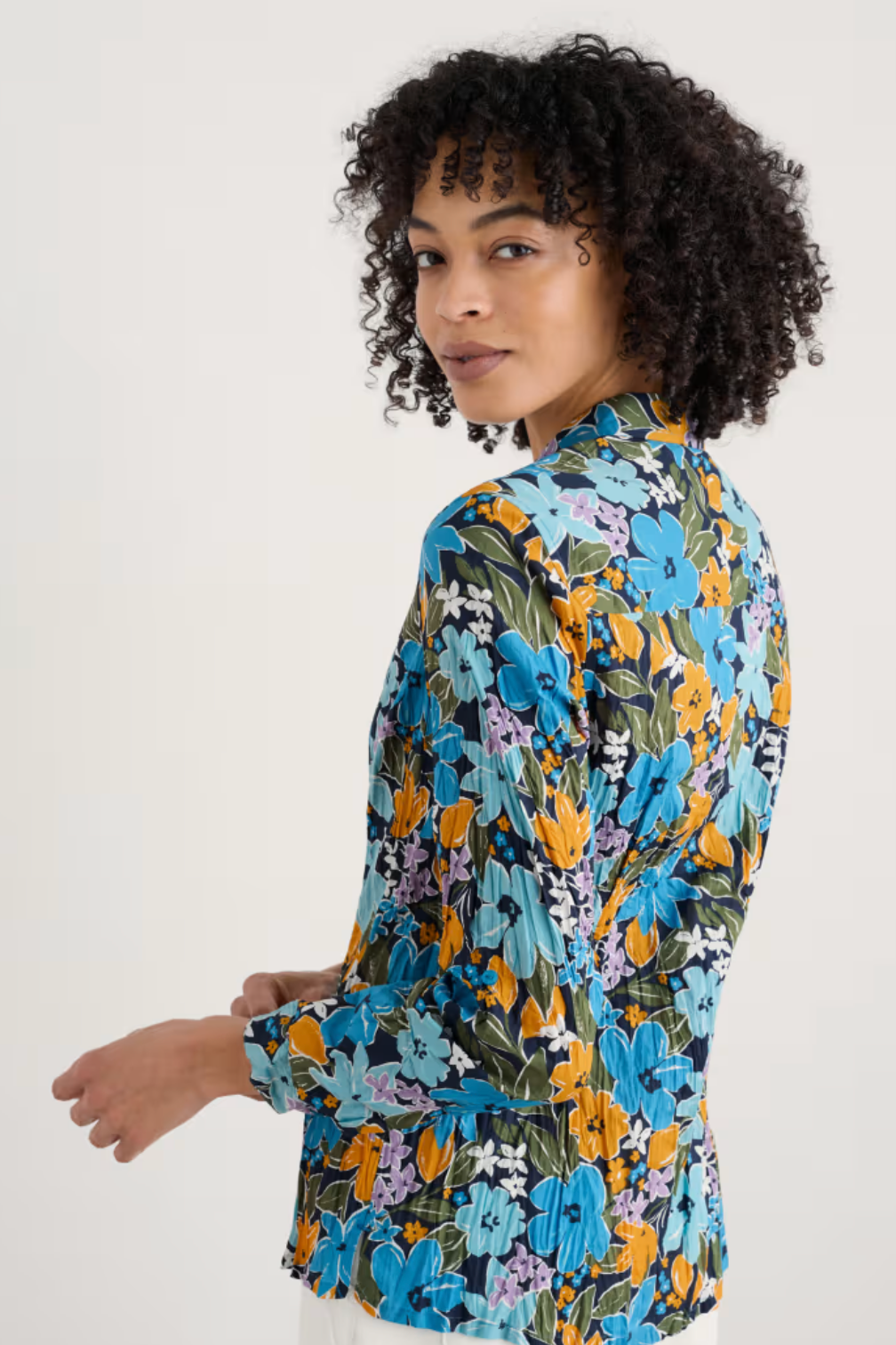 Seasalt Larissa Shirt in Citrus Floral Poseidon