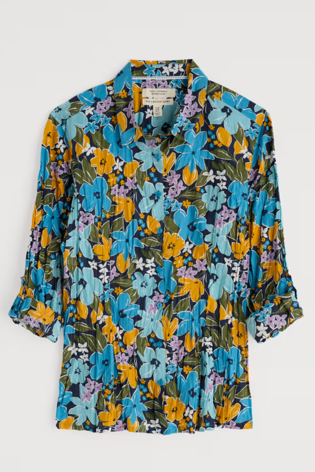 Seasalt Larissa Shirt in Citrus Floral Poseidon