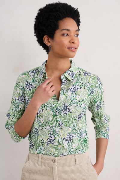 Seasalt Larissa Shirt in Pressed Fern Chalk-Womens-Ohh! By Gum - Shop Sustainable