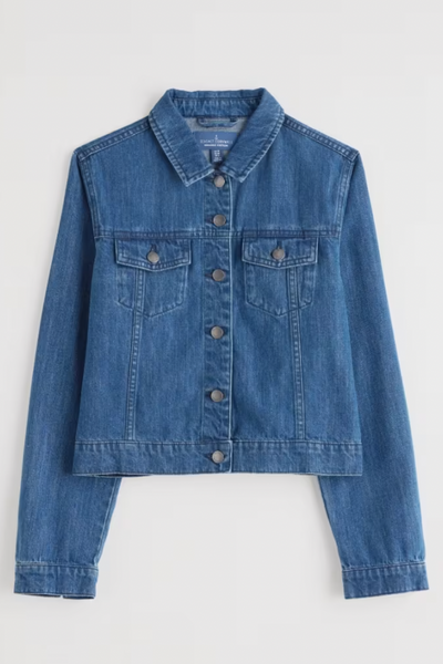 Seasalt Levan Well Jacket Mid Wash Rain Slub