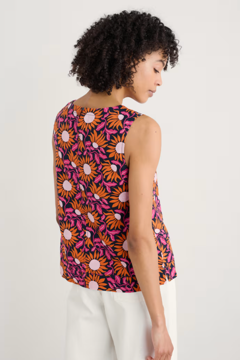 Seasalt Lighthouse Station Vest in Bold Sunflower Maritime