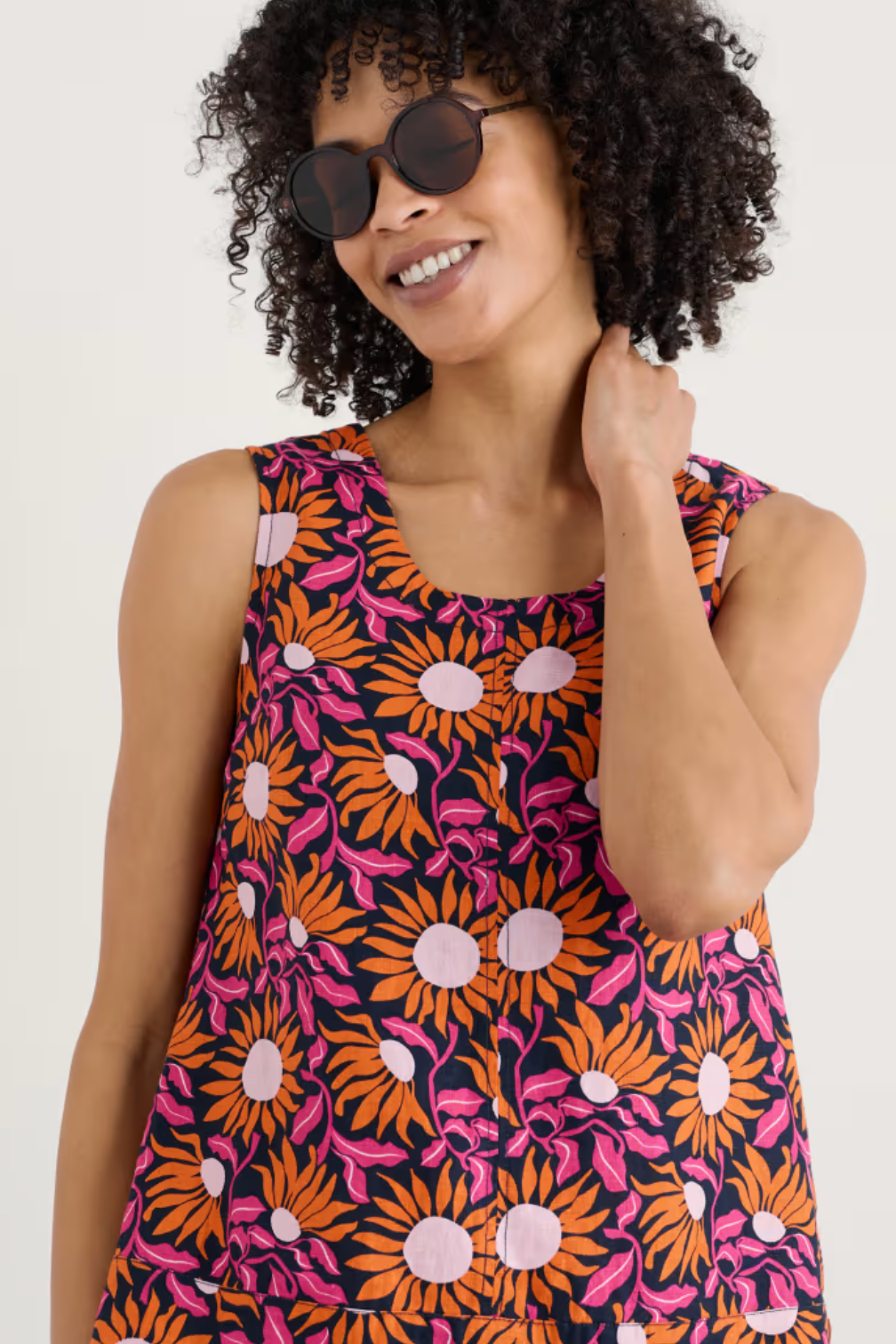 Seasalt Lighthouse Station Vest in Bold Sunflower Maritime