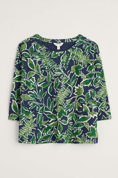 Seasalt Living Canvas Top in Inked Foliage Maritime-Womens-Ohh! By Gum - Shop Sustainable