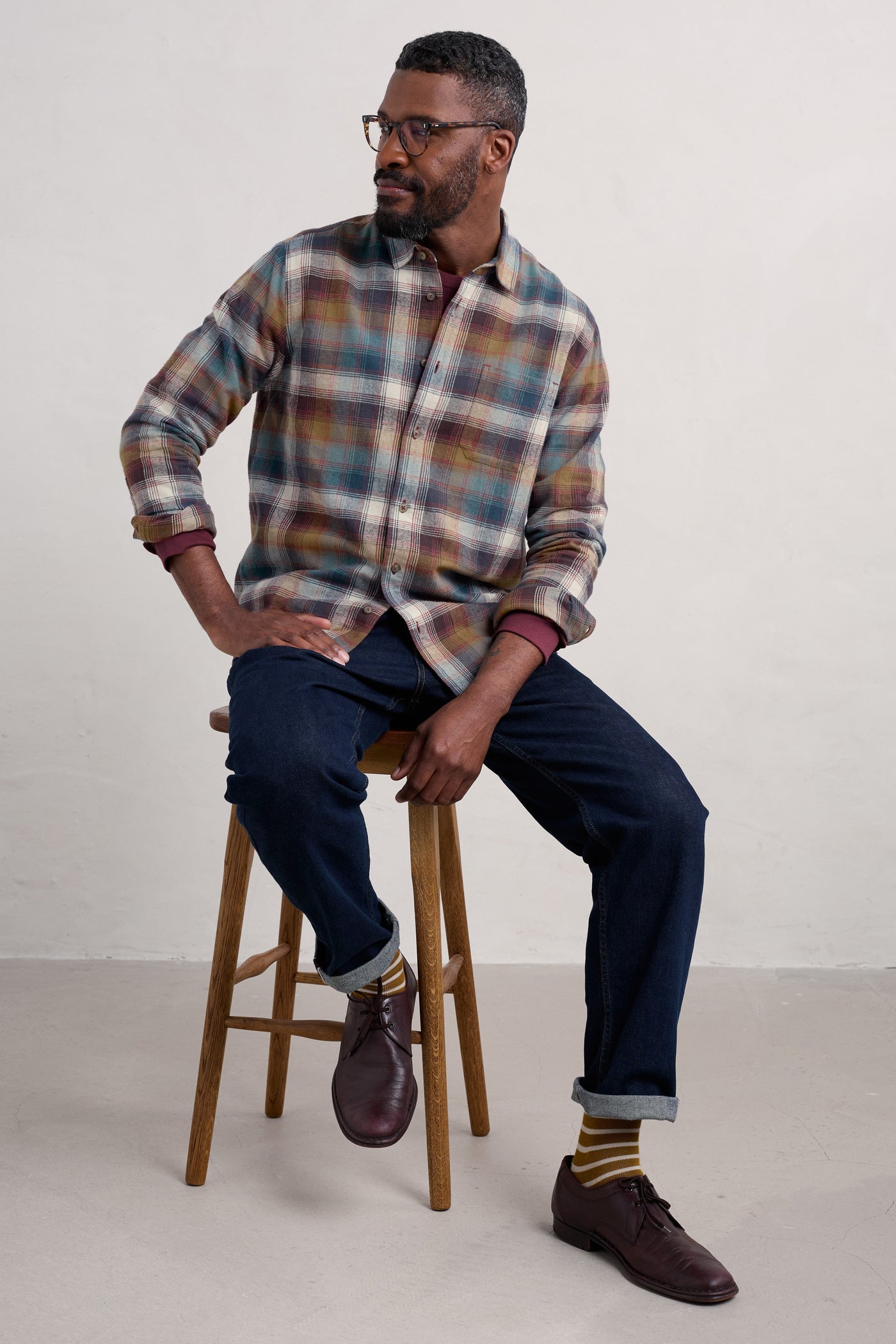 Seasalt Men's Fathomer Shirt in Root Cellar Waxed Canvas-Mens-Ohh! By Gum - Shop Sustainable