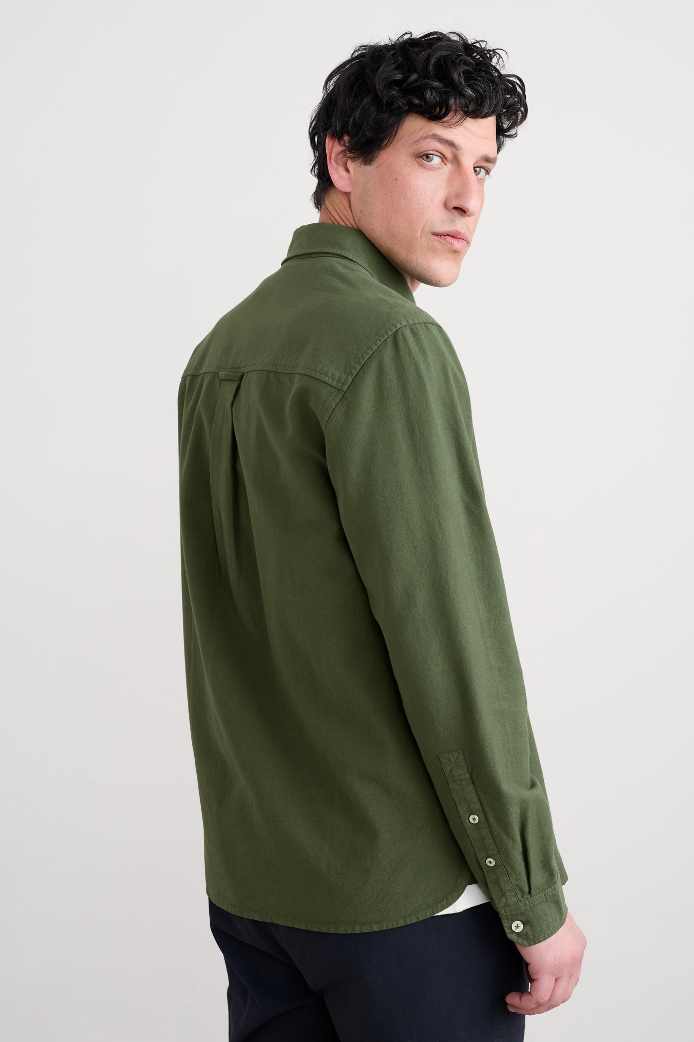 Seasalt Men's Jenken Garment Dyed Oxford Shirt-Hosta