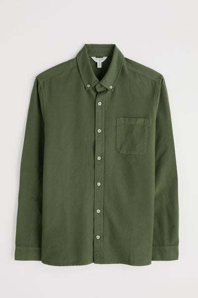 Seasalt Men's Jenken Garment Dyed Oxford Shirt-Hosta