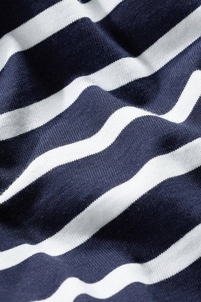 Seasalt Men's Sailor Shirt Breton Maritime Chalk
