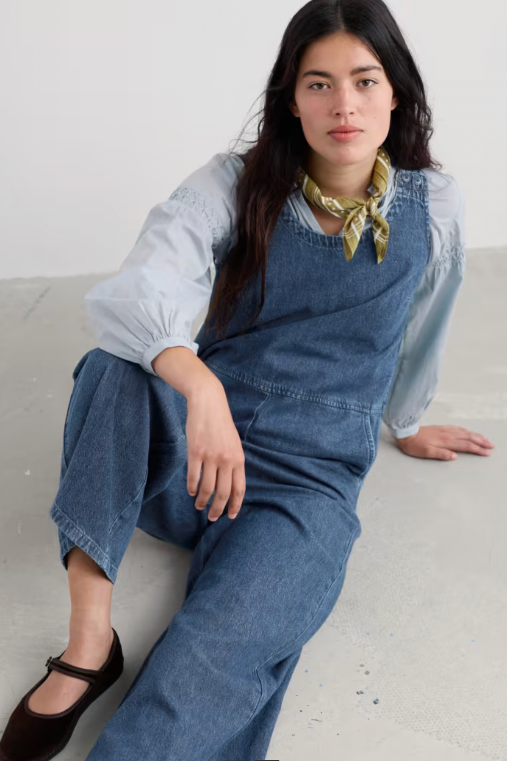 Seasalt Mid Wash Salt Air Jumpsuit