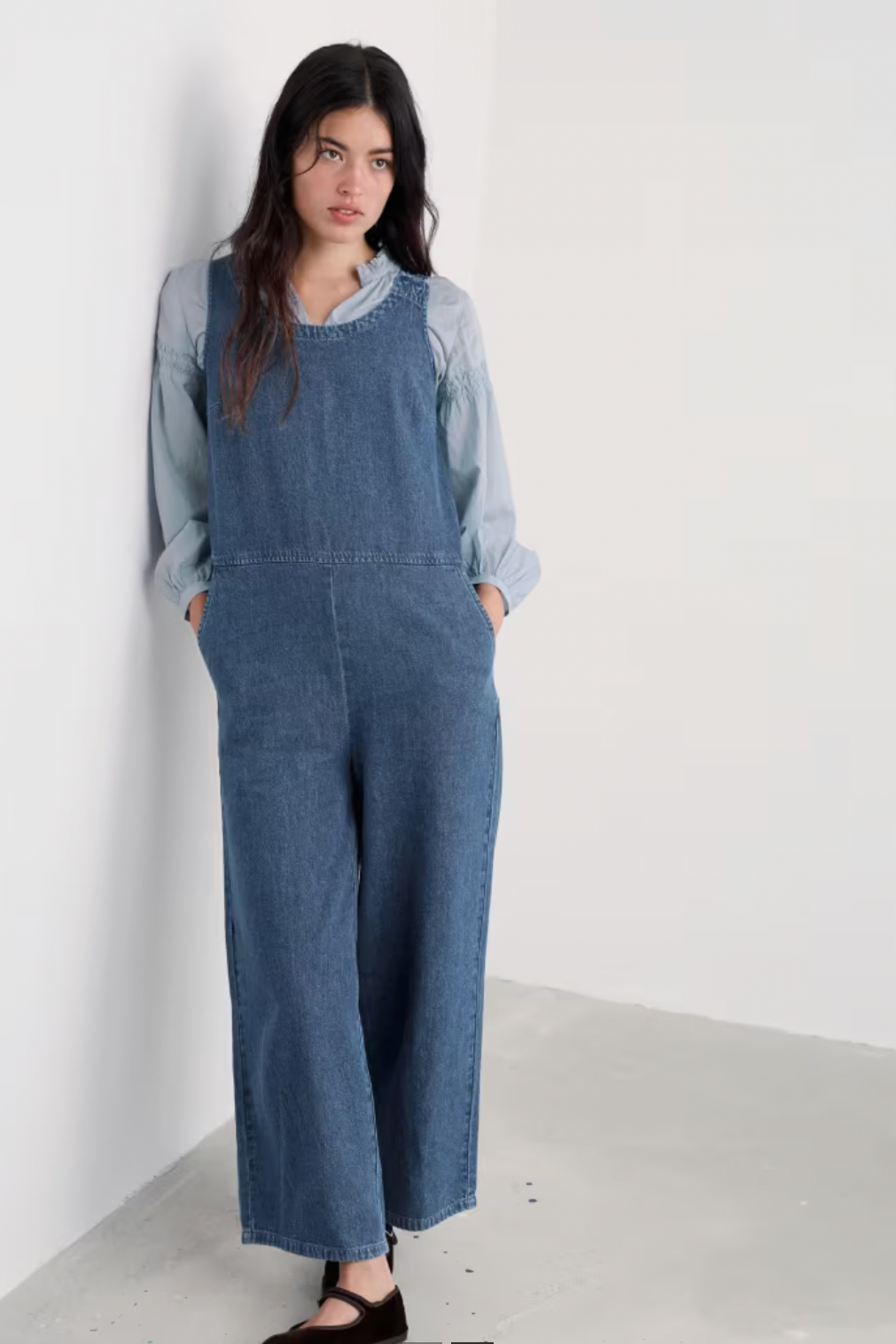 Seasalt Mid Wash Salt Air Jumpsuit