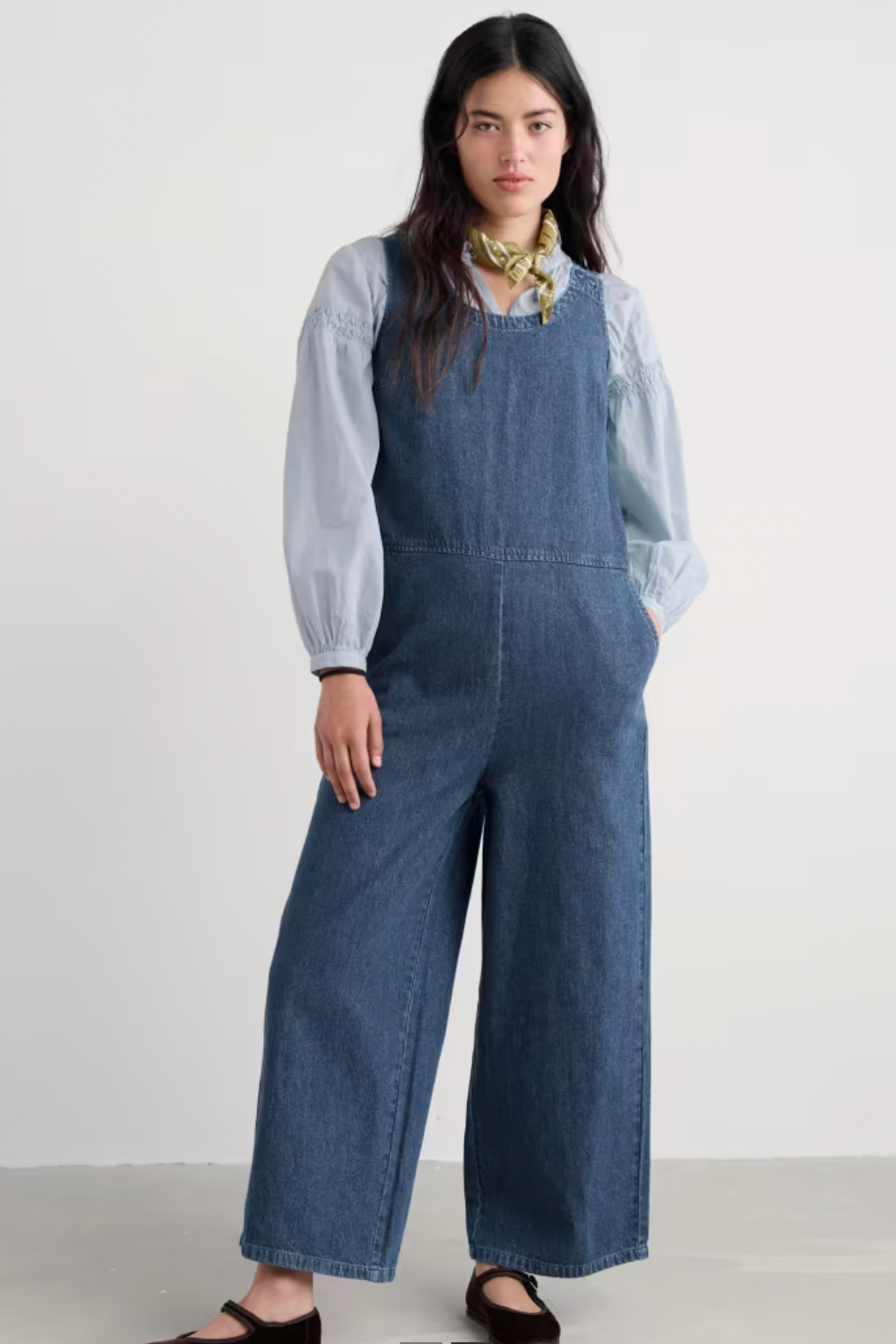Seasalt Mid Wash Salt Air Jumpsuit