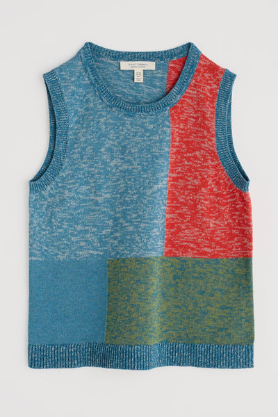 Seasalt Morgana Vest in Tangle Wood Lagoon Multi