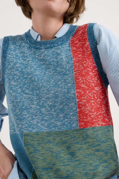 Seasalt Morgana Vest in Tangle Wood Lagoon Multi