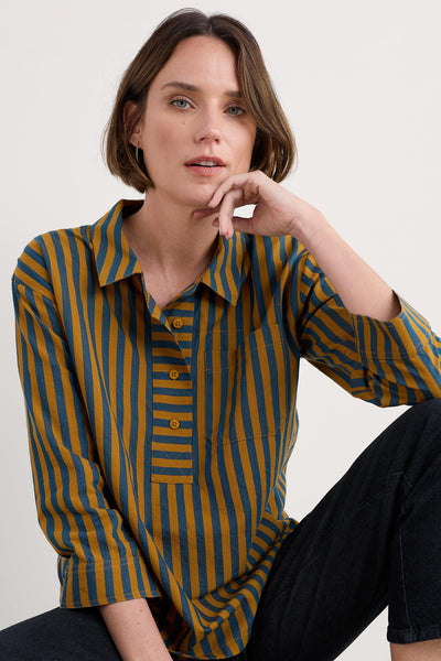 Seasalt Oak Leaf Shirt in Mini Scallion Shore Basket