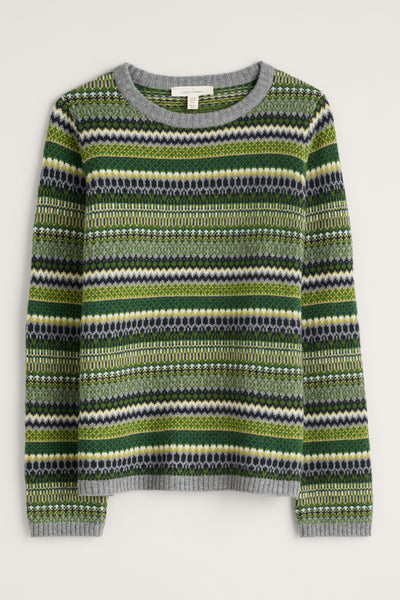 Seasalt Percella Cove Jumper in Weaving Needle Grassland Mix-Womens-Ohh! By Gum - Shop Sustainable