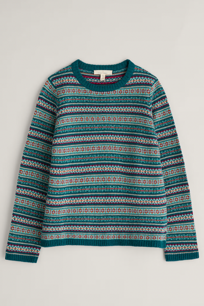 Seasalt Percella Cove Jumper in Wheal Towan Seashore Mix-Womens-Ohh! By Gum - Shop Sustainable