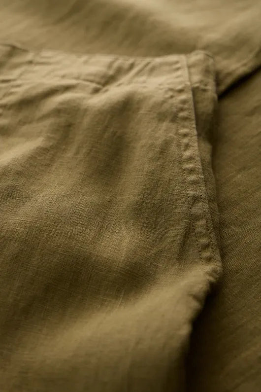 Seasalt Poleacre Cropped Linen Trousers - Fern Moss-Womens-Ohh! By Gum - Shop Sustainable