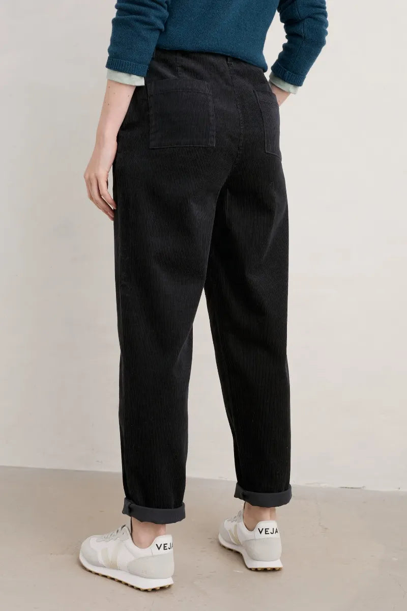 Seasalt Porfell Trousers - Onyx-Womens-Ohh! By Gum - Shop Sustainable