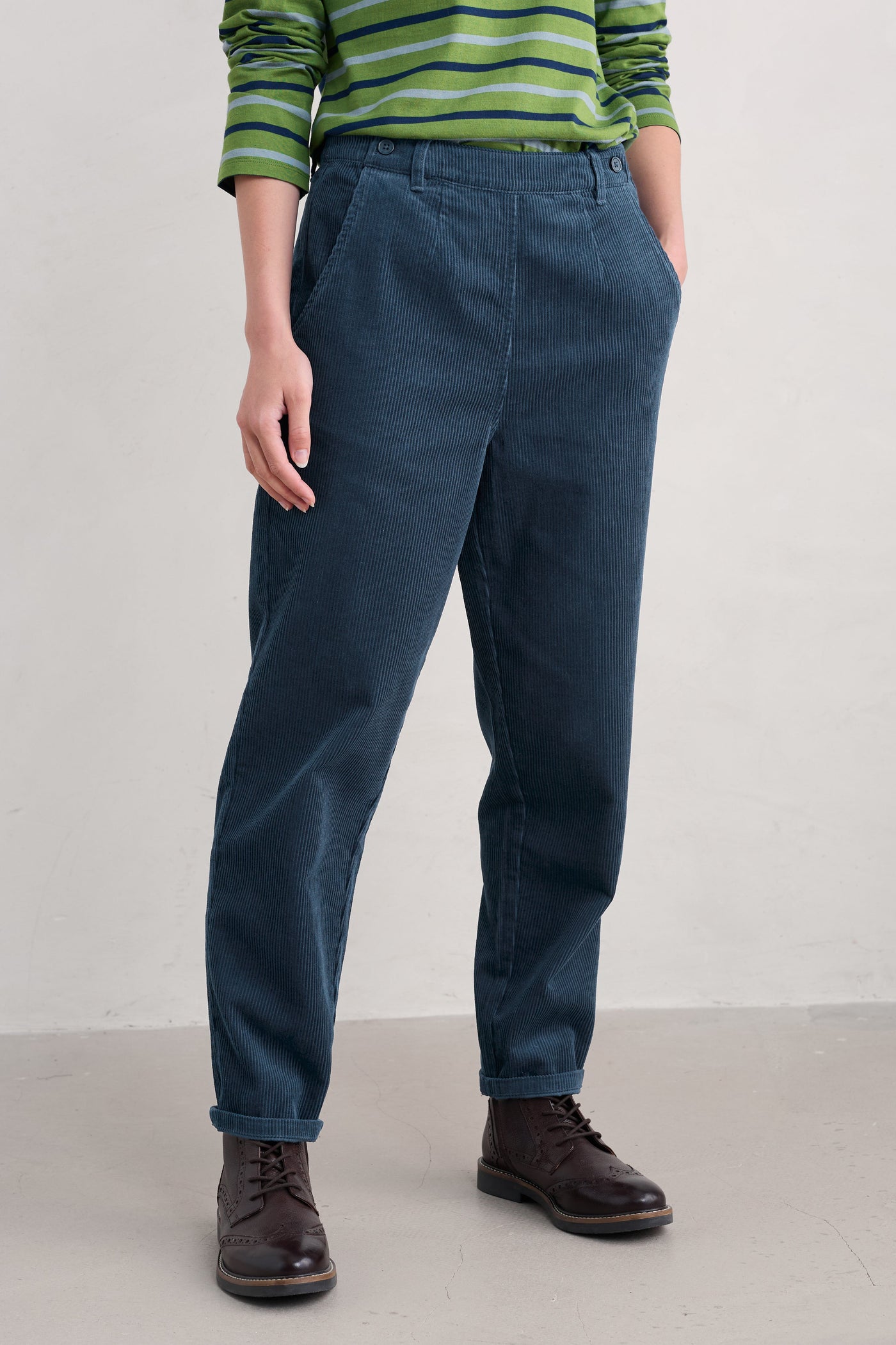 Seasalt Porfell Trousers - Sea Cave-Womens-Ohh! By Gum - Shop Sustainable