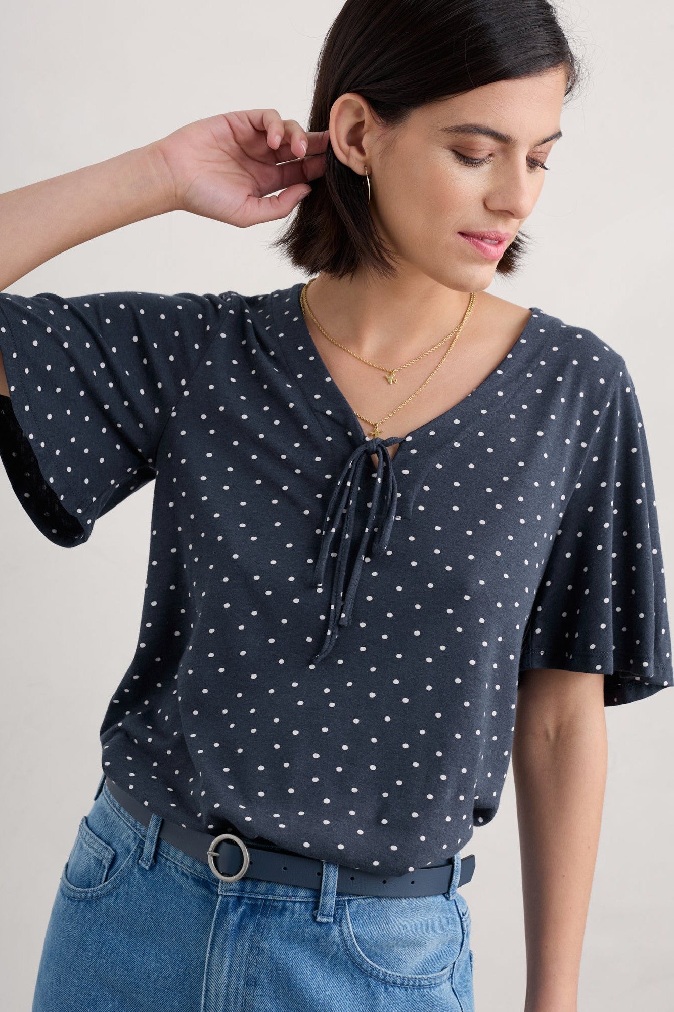 Seasalt Rose Dore Top in Rustic Spot Maritime-Womens-Ohh! By Gum - Shop Sustainable