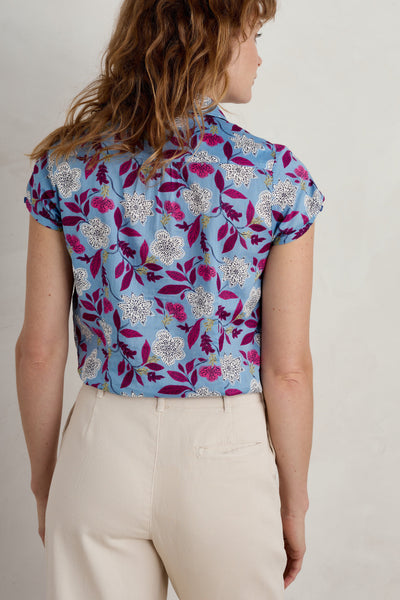 Seasalt Rushmaker Organic Cotton Shirt - Stone Flower Saltwater-Womens-Ohh! By Gum - Shop Sustainable