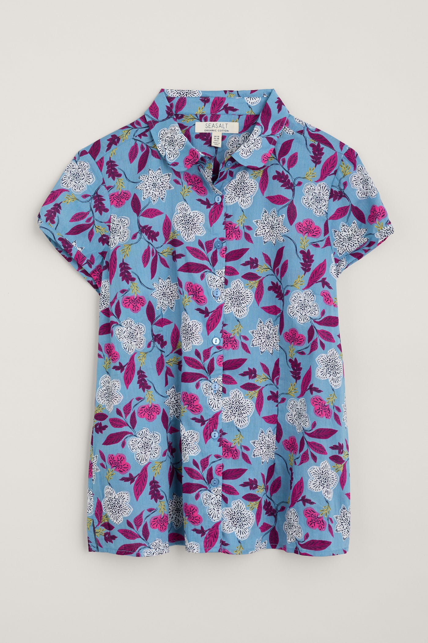 Seasalt Rushmaker Organic Cotton Shirt - Stone Flower Saltwater-Womens-Ohh! By Gum - Shop Sustainable