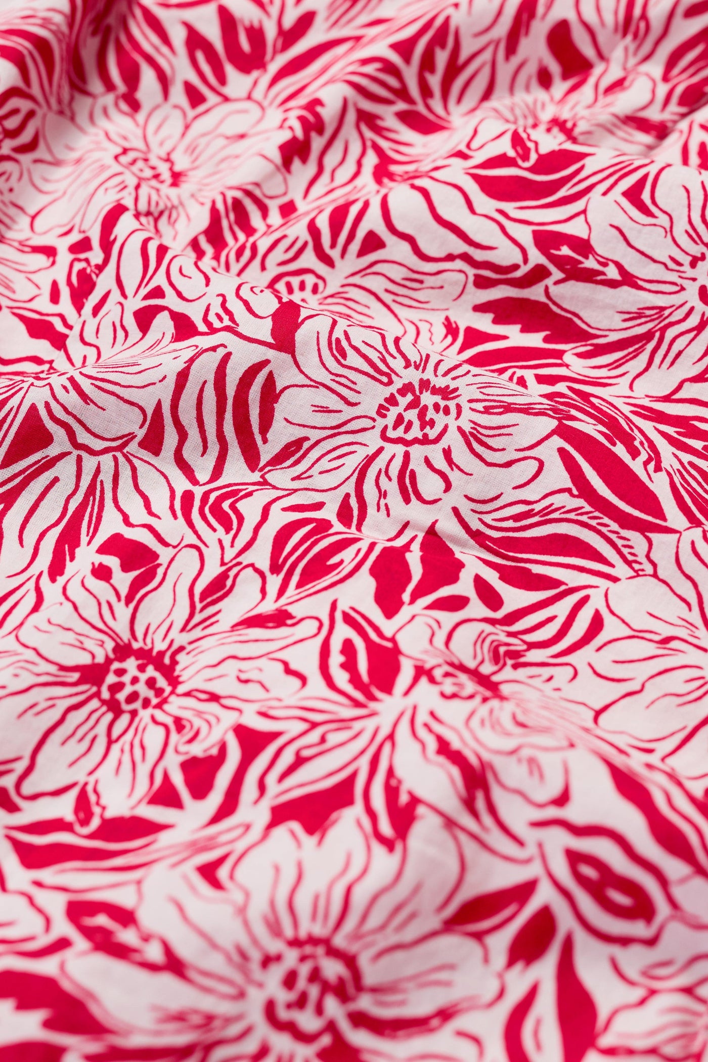 Seasalt Rushmaker Shirt in Stream Flower Scarlet