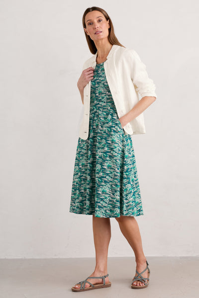 Seasalt S/S April Dress - Helford Boats Dark Wreckage-Womens-Ohh! By Gum - Shop Sustainable