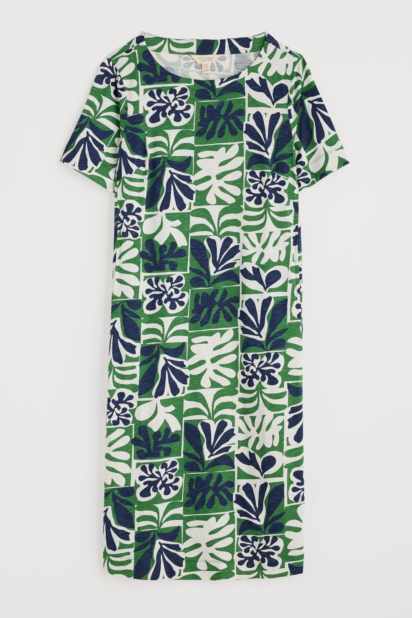 Seasalt S/S Pipers Dress in Collage Seaweed Hedgerow