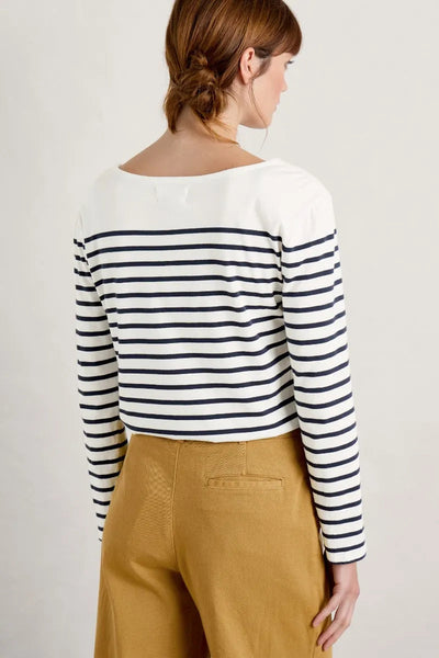 Seasalt Sailor Shirt - Falmouth Breton Chalk Maritime-Womens-Ohh! By Gum - Shop Sustainable