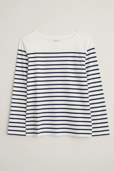 Seasalt Sailor Shirt - Falmouth Breton Chalk Maritime-Womens-Ohh! By Gum - Shop Sustainable