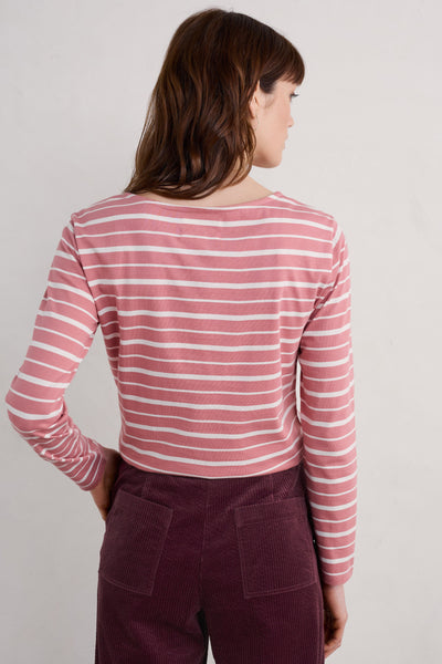 Seasalt Sailor Shirt in Falmouth Shore Pink Grass Chalk-Womens-Ohh! By Gum - Shop Sustainable