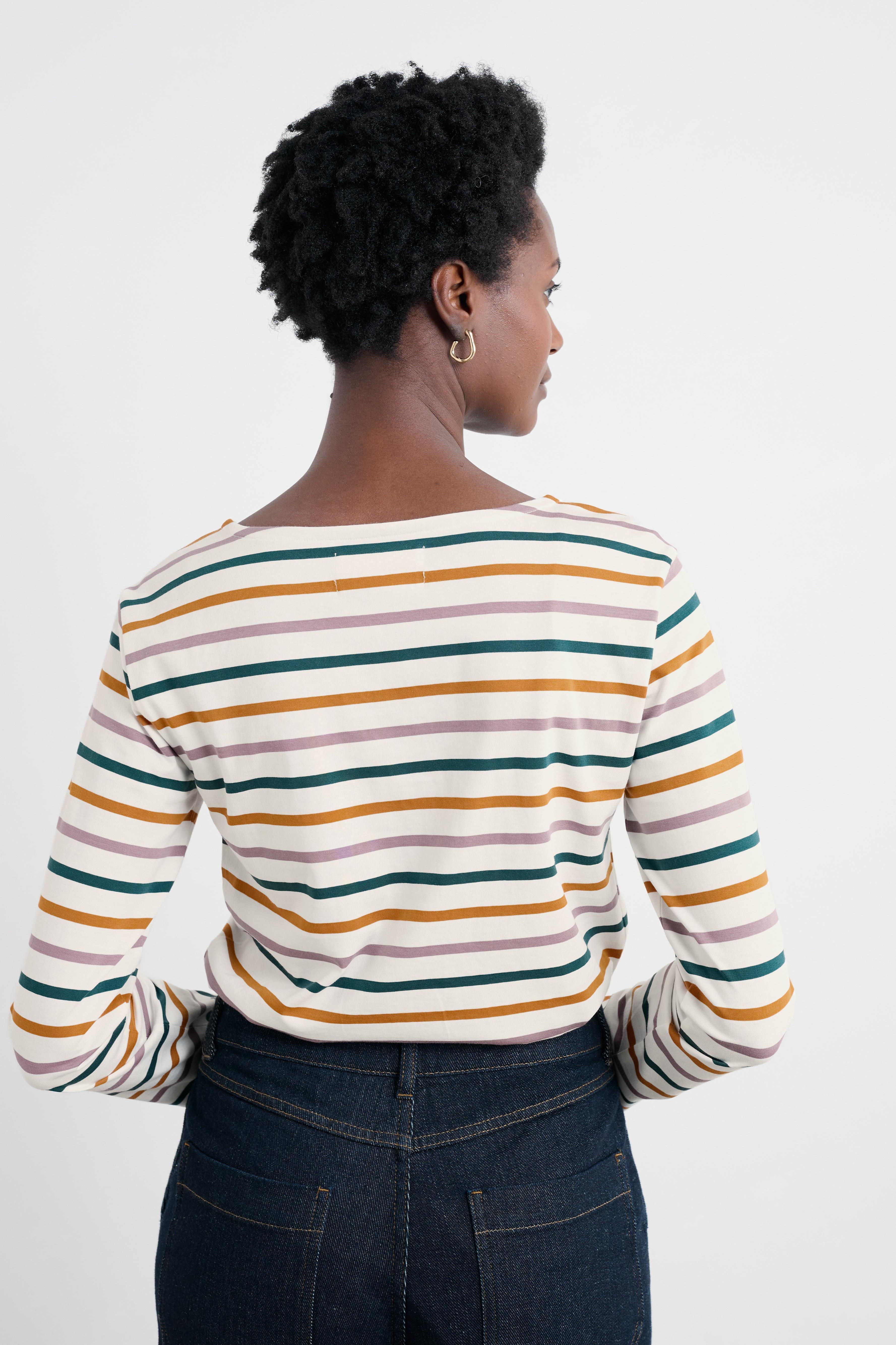 Seasalt Sailor Shirt in Tri Breton Verte